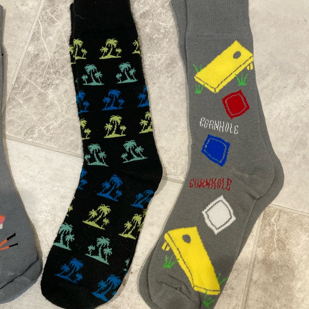 Colorful Patterned Socks Set - Picture 2 of 5